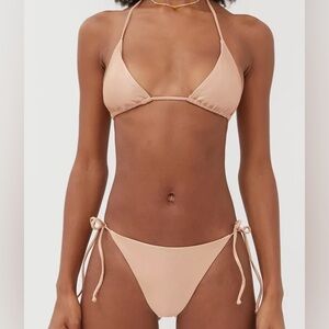 Luxurious Tan Bikini Set